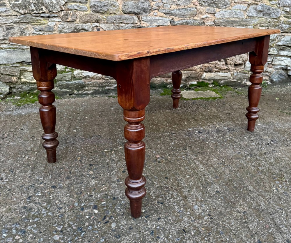 Pine Farmhouse Table
 View XIII