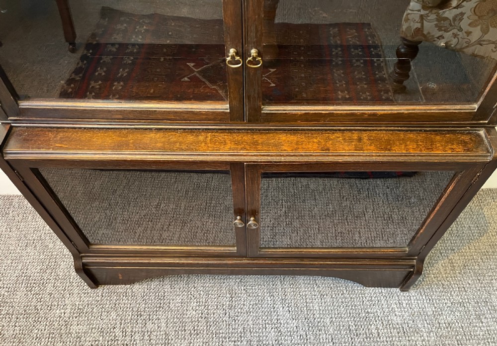 Antique Oak Stacking Barrister's Bookcase View VII