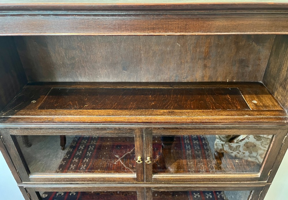 Antique Oak Stacking Barrister's Bookcase View VIII