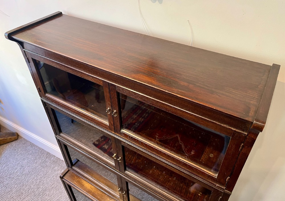 Antique Oak Stacking Barrister's Bookcase View XIII