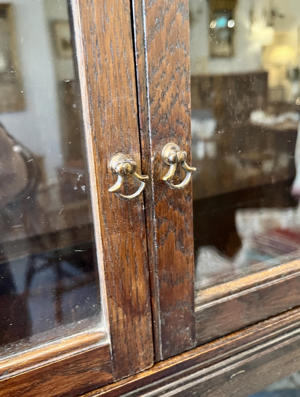 Antique Oak Stacking Barrister's Bookcase View XIV