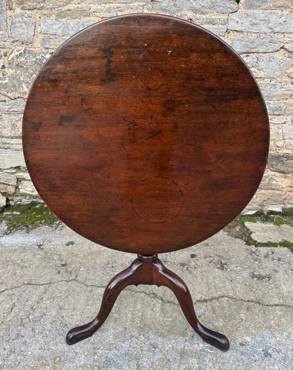 Georgian Mahogany Occasional Tilt Top Table View VII