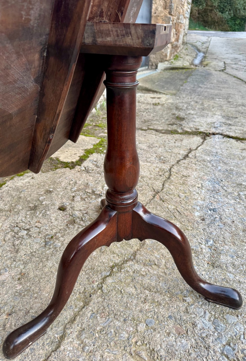 Georgian Mahogany Occasional Tilt Top Table View VIII