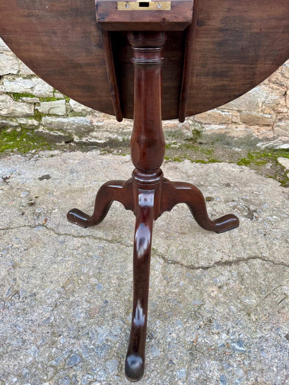 Georgian Mahogany Occasional Tilt Top Table View IX