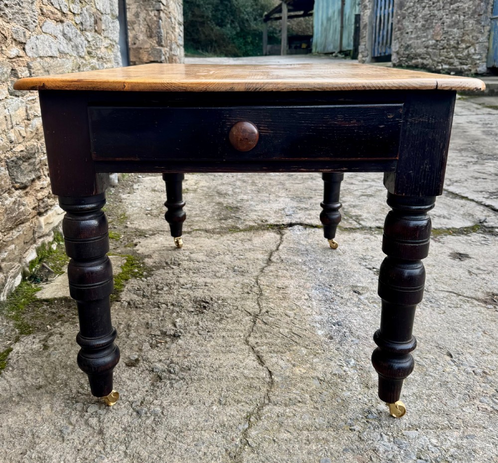 Victorian Pine Farmhouse Table View II
