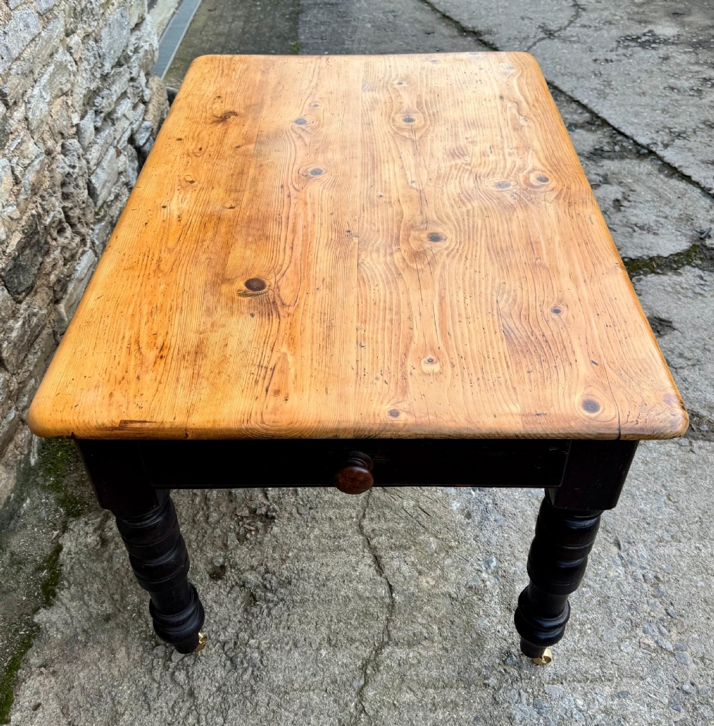 Victorian Pine Farmhouse Table View III