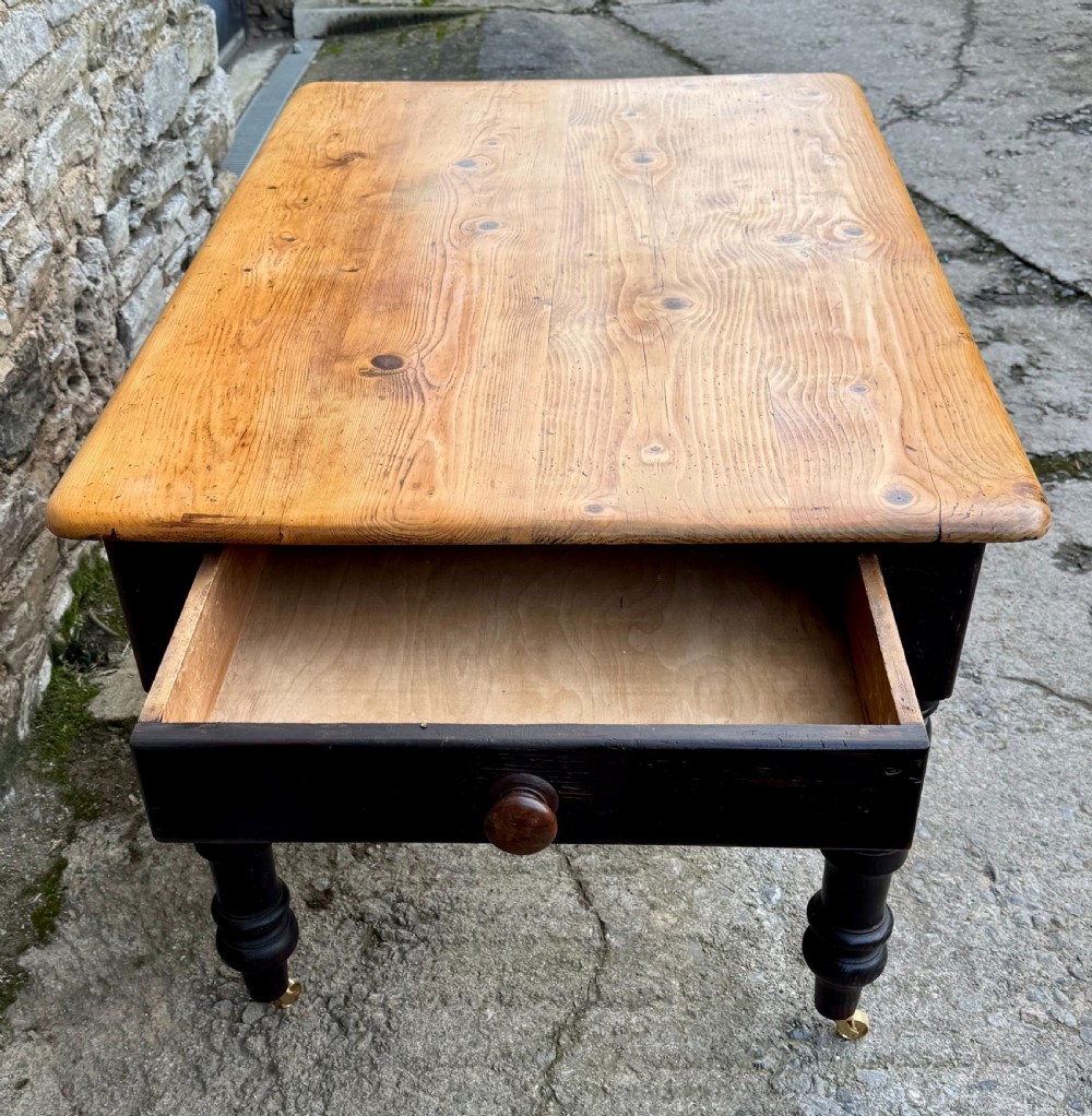 Victorian Pine Farmhouse Table View V