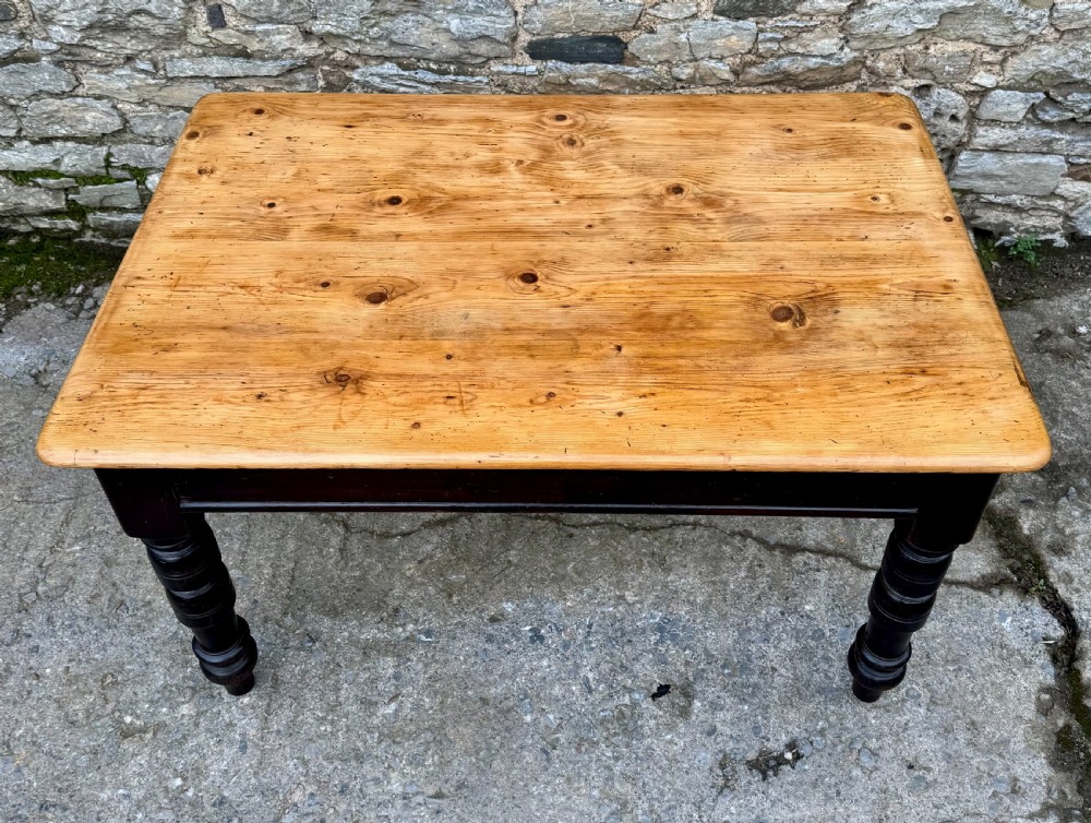 Victorian Pine Farmhouse Table View IX