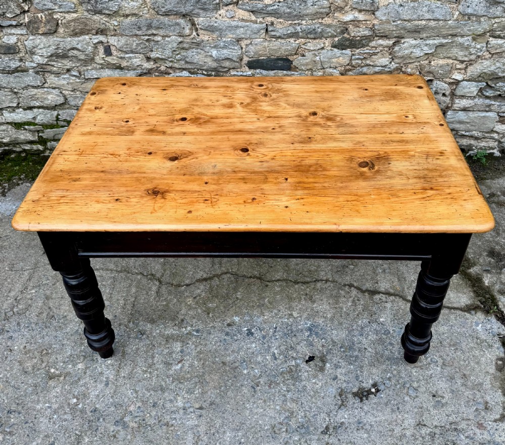 Victorian Pine Farmhouse Table View X