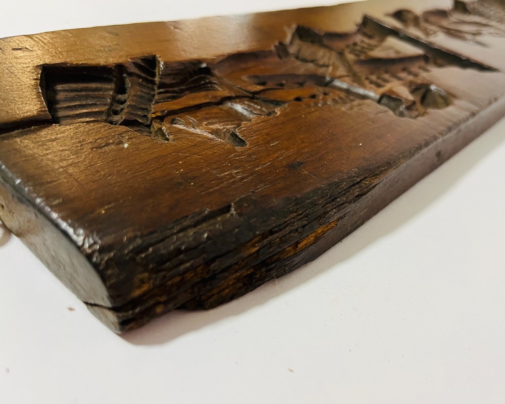 Antique Treen Gingerbread Mould View VII
