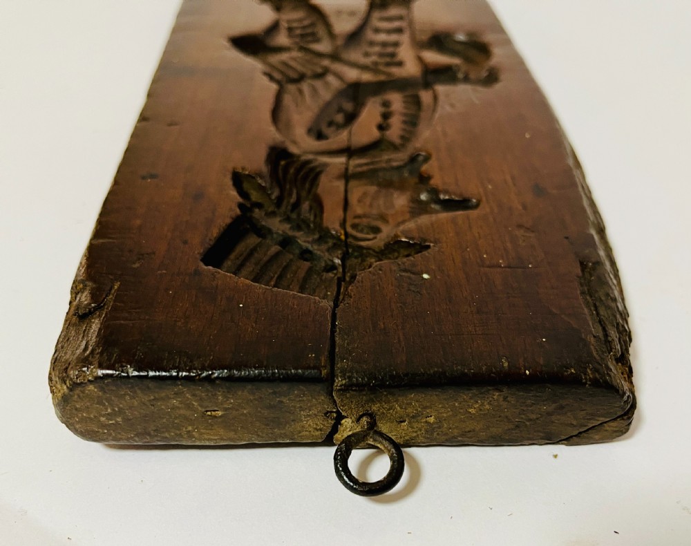 Antique Treen Gingerbread Mould View VIII
