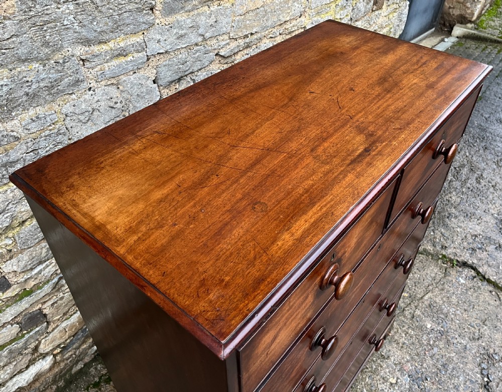 Large Victorian Mahogany Chest of Drawers View IX