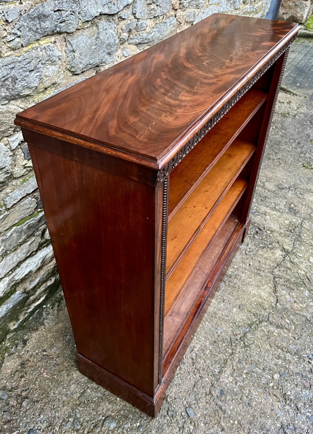 Victorian Mahogany Open Bookcase View VI