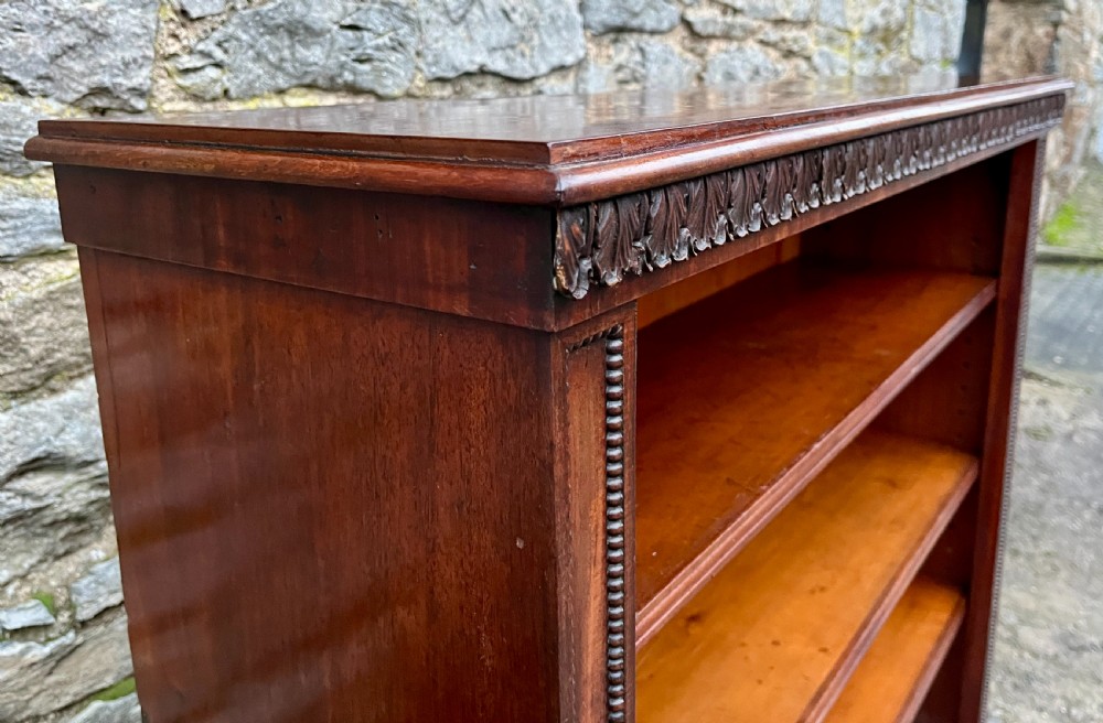 Victorian Mahogany Open Bookcase View VII