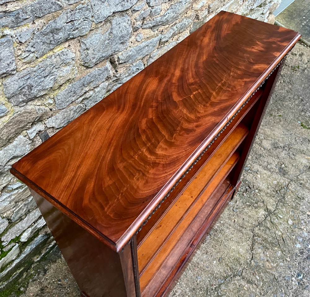 Victorian Mahogany Open Bookcase View VIII
