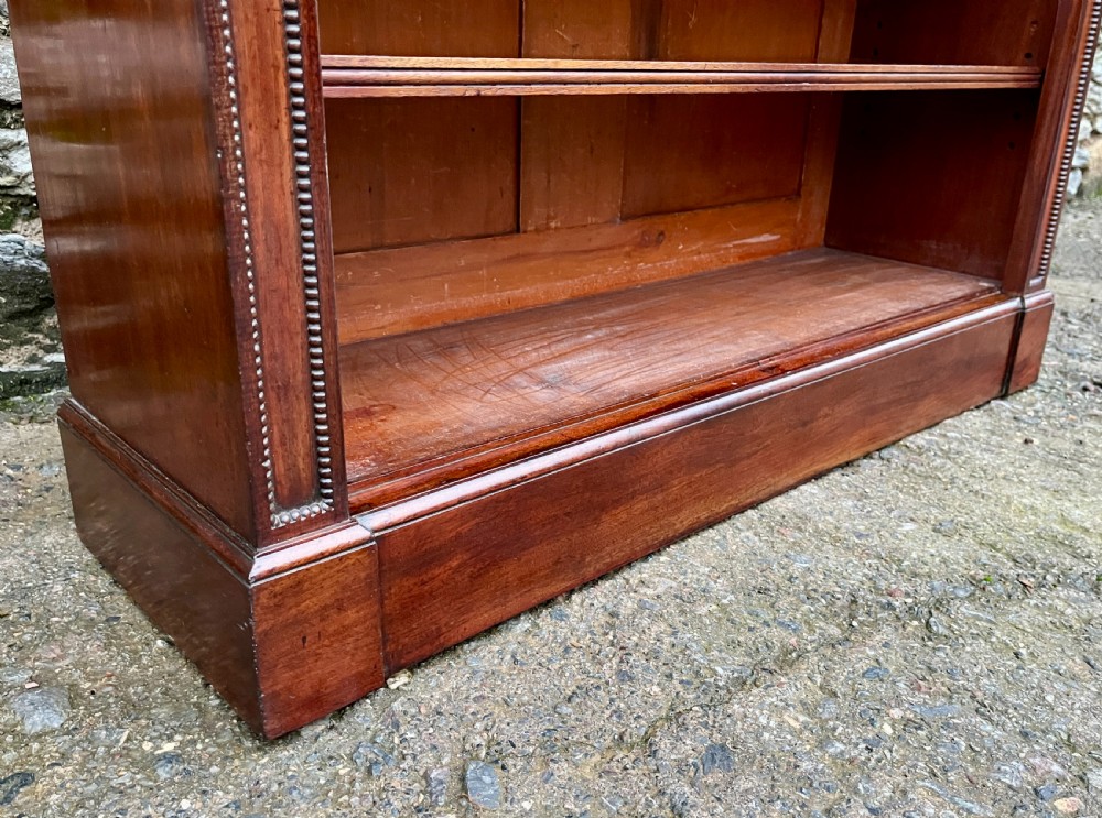 Victorian Mahogany Open Bookcase View X