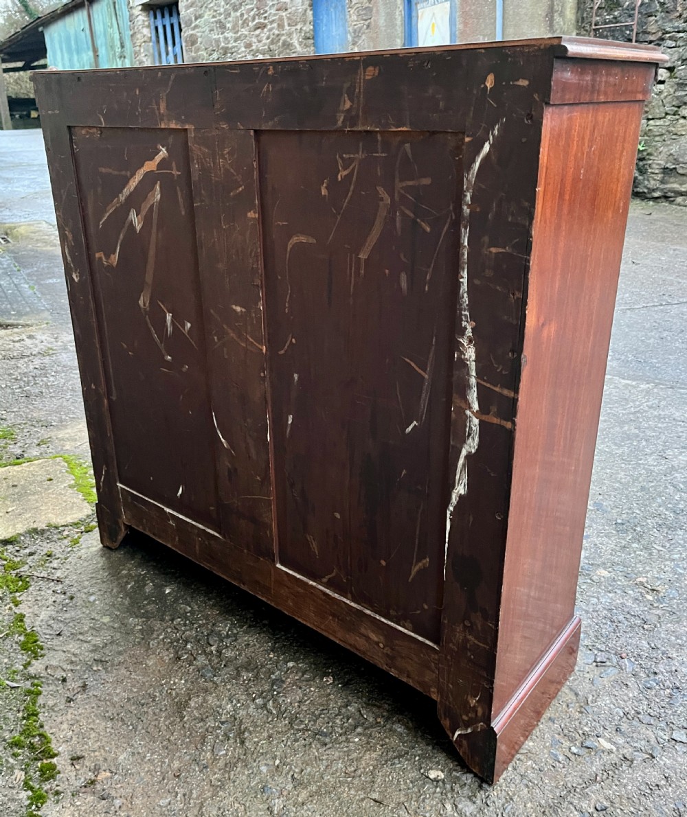 Victorian Mahogany Open Bookcase View XI