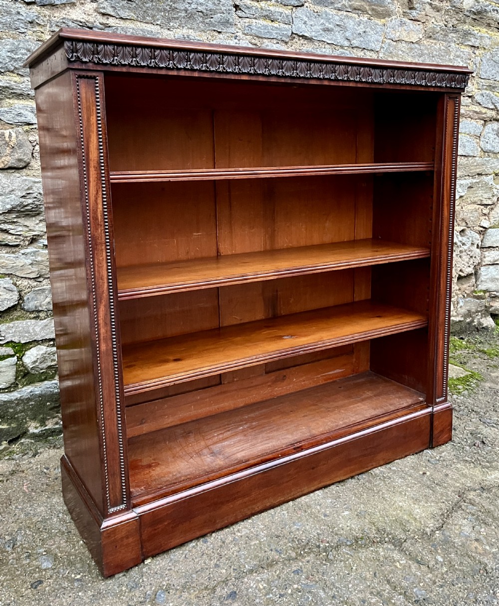 Victorian Mahogany Open Bookcase View XVII