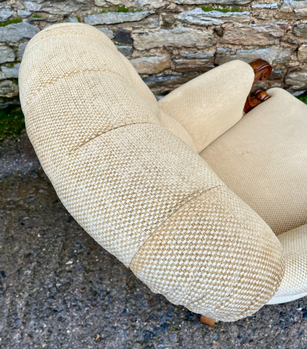 Victorian Walnut Framed Armchair View VI