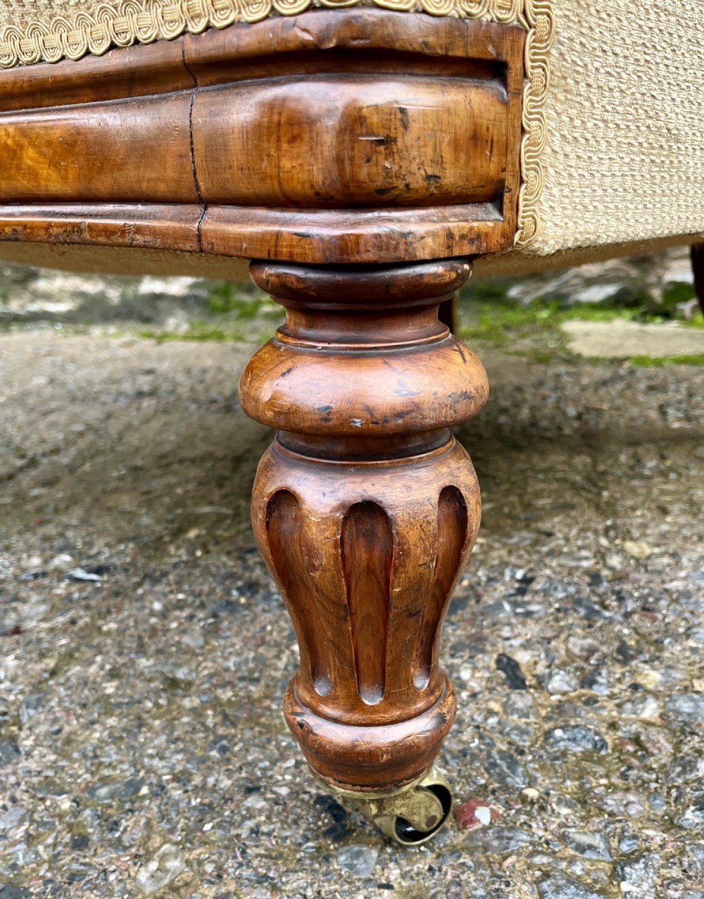 Victorian Walnut Framed Armchair View XVIII