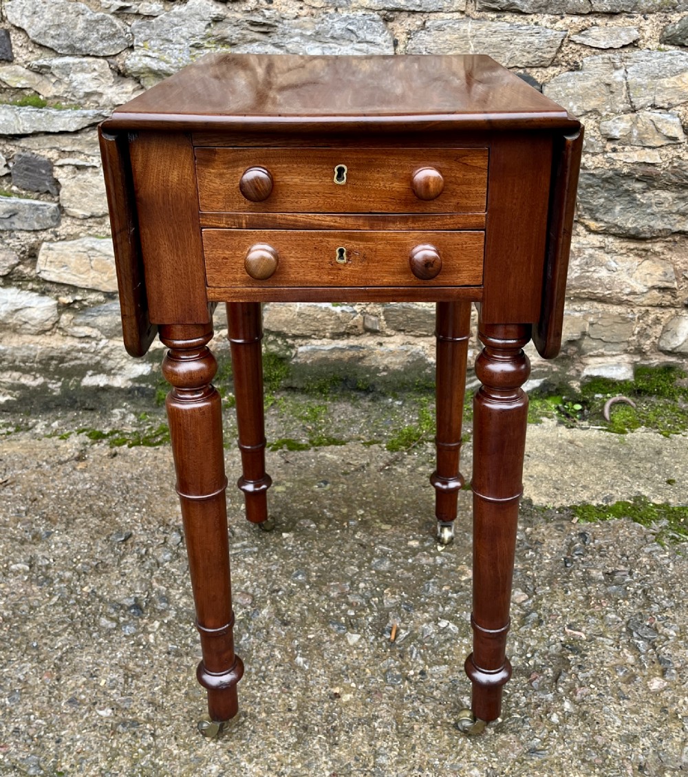 Victorian Mahogany Drop Flap Work Table