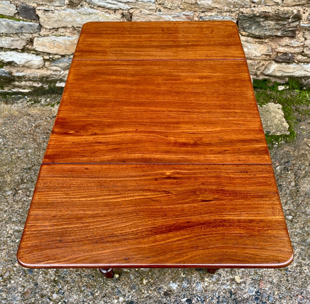 Victorian Mahogany Drop Flap Work Table View VIII