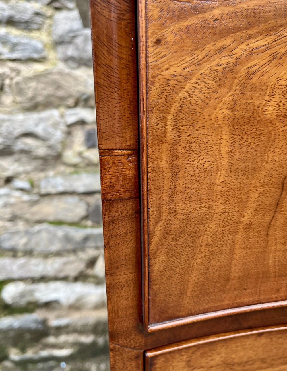 George III Serpentine Mahogany Chest of Drawers View XIV