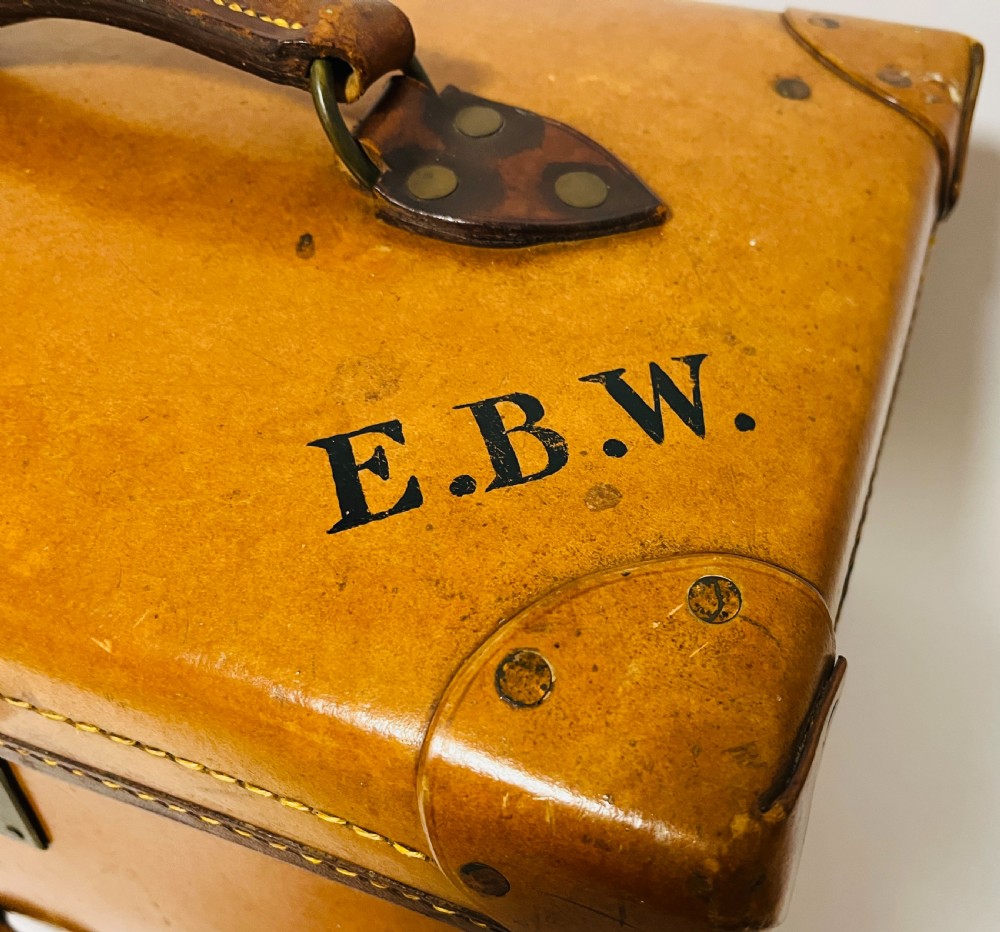 Antique Leather Doctor's Case by A.W. Dear View III