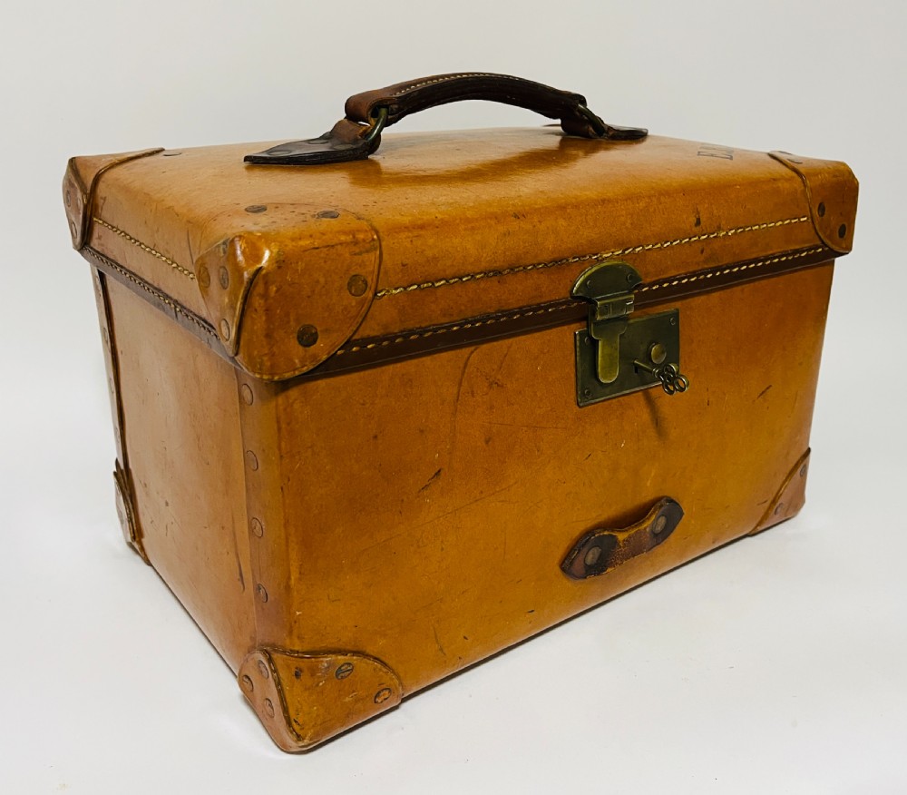 Antique Leather Doctor's Case by A.W. Dear View X