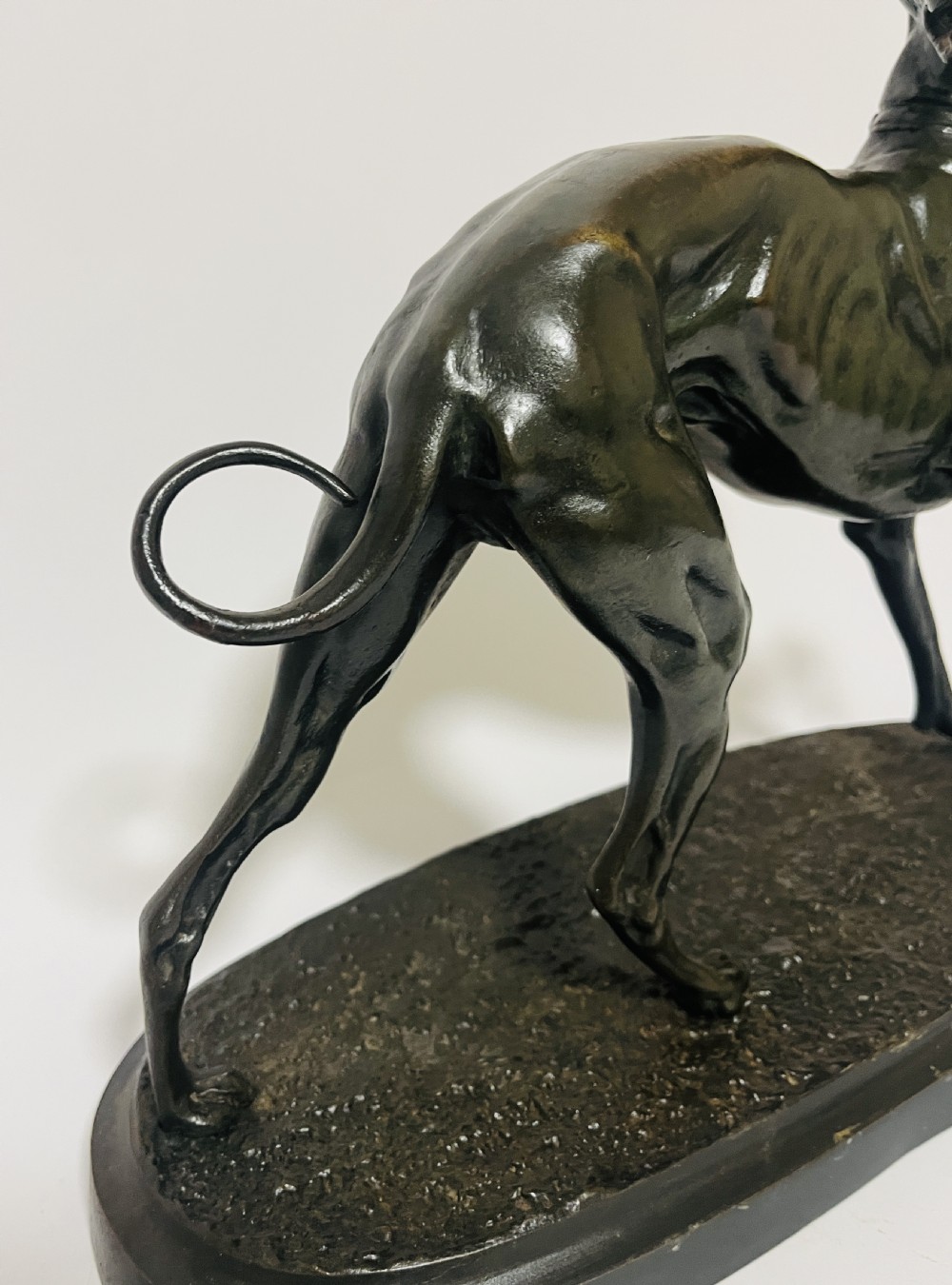 Bronze Study of a Greyhound after Christophe Fratin View III