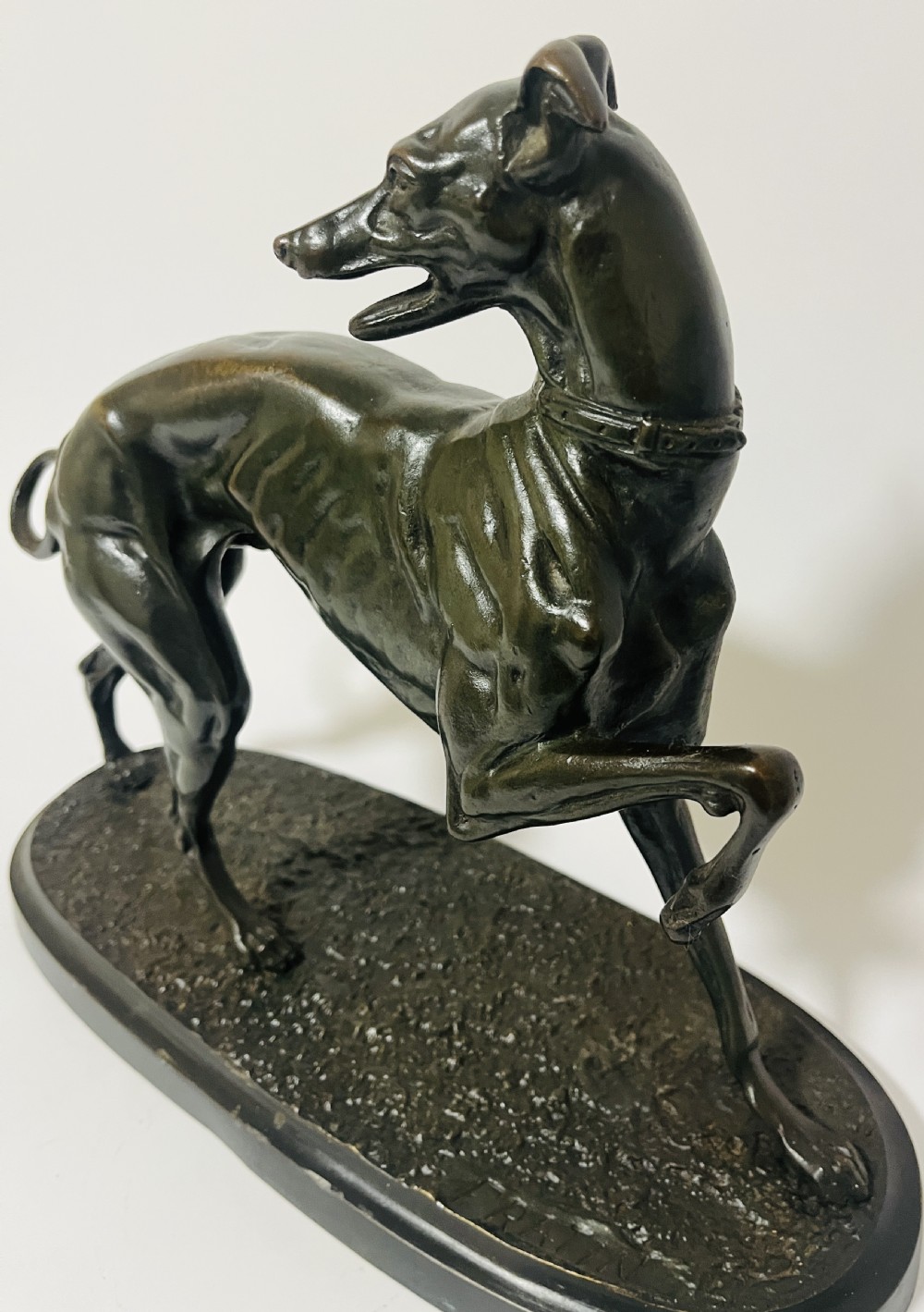 Bronze Study of a Greyhound after Christophe Fratin View X