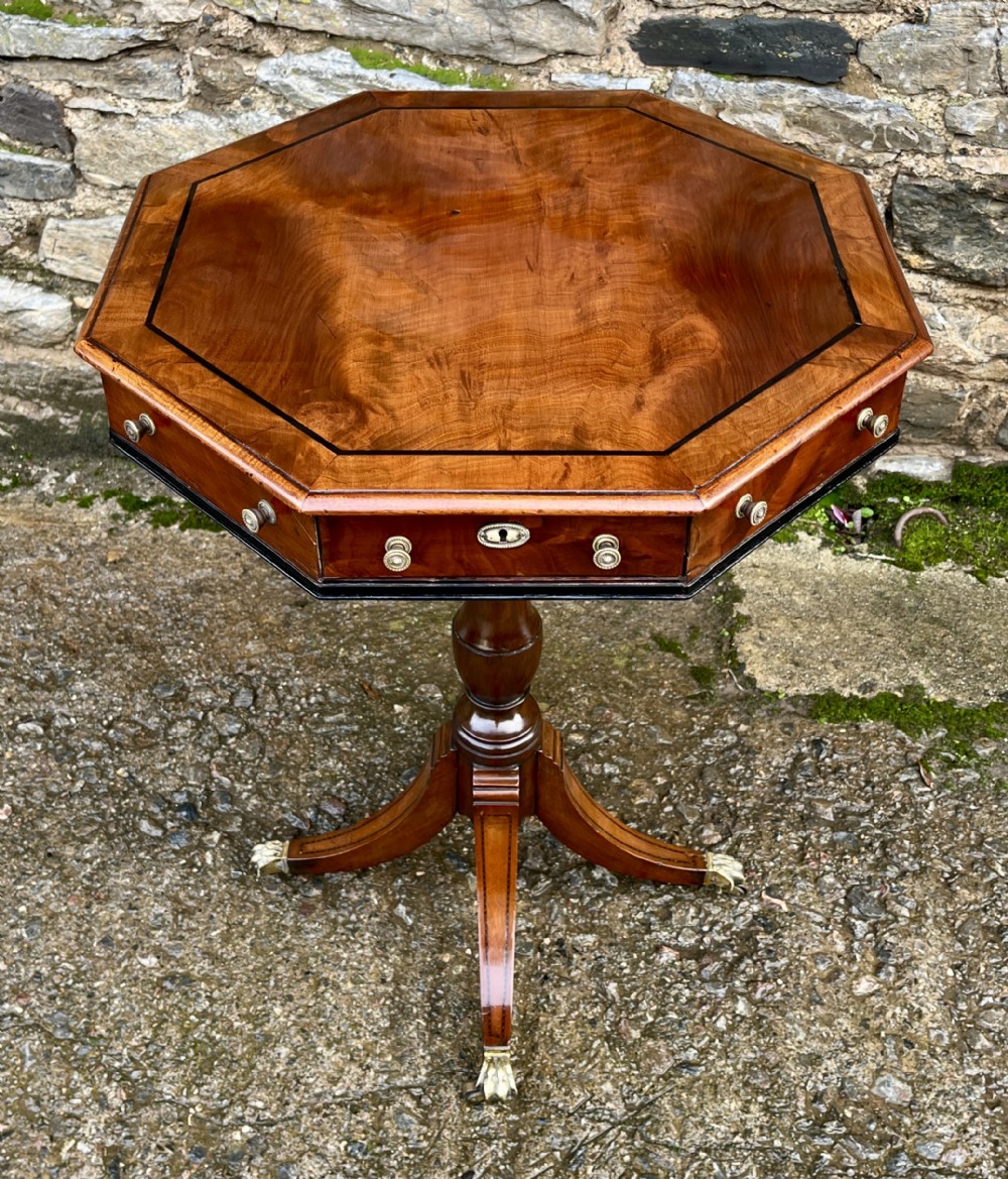 Regency Mahogany Octagonal Occasional Table