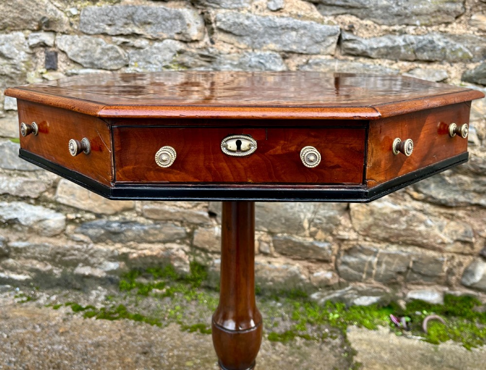 Regency Mahogany Octagonal Occasional Table View IV