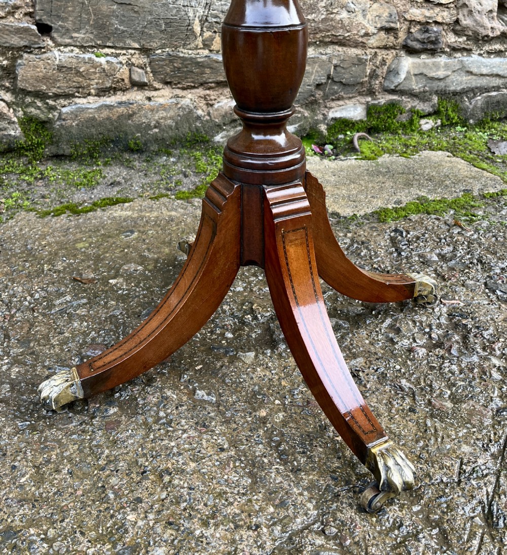Regency Mahogany Octagonal Occasional Table View XIV