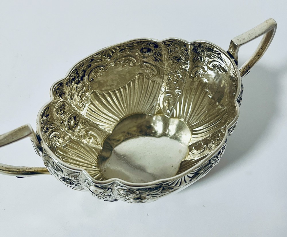 Large Victorian Twin Handled Sugar Bowl View VII