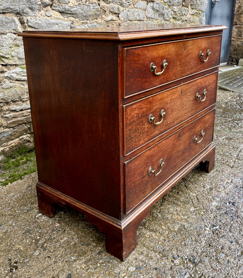 Small Georgian Mahogany Chest of Drawers View III