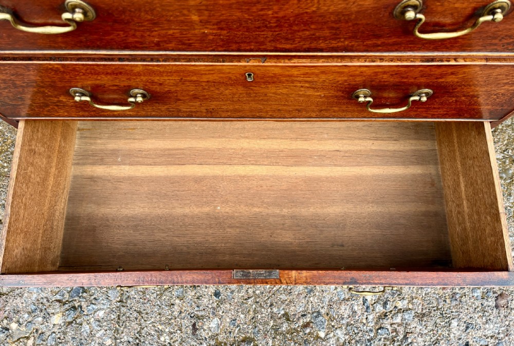 Small Georgian Mahogany Chest of Drawers View V