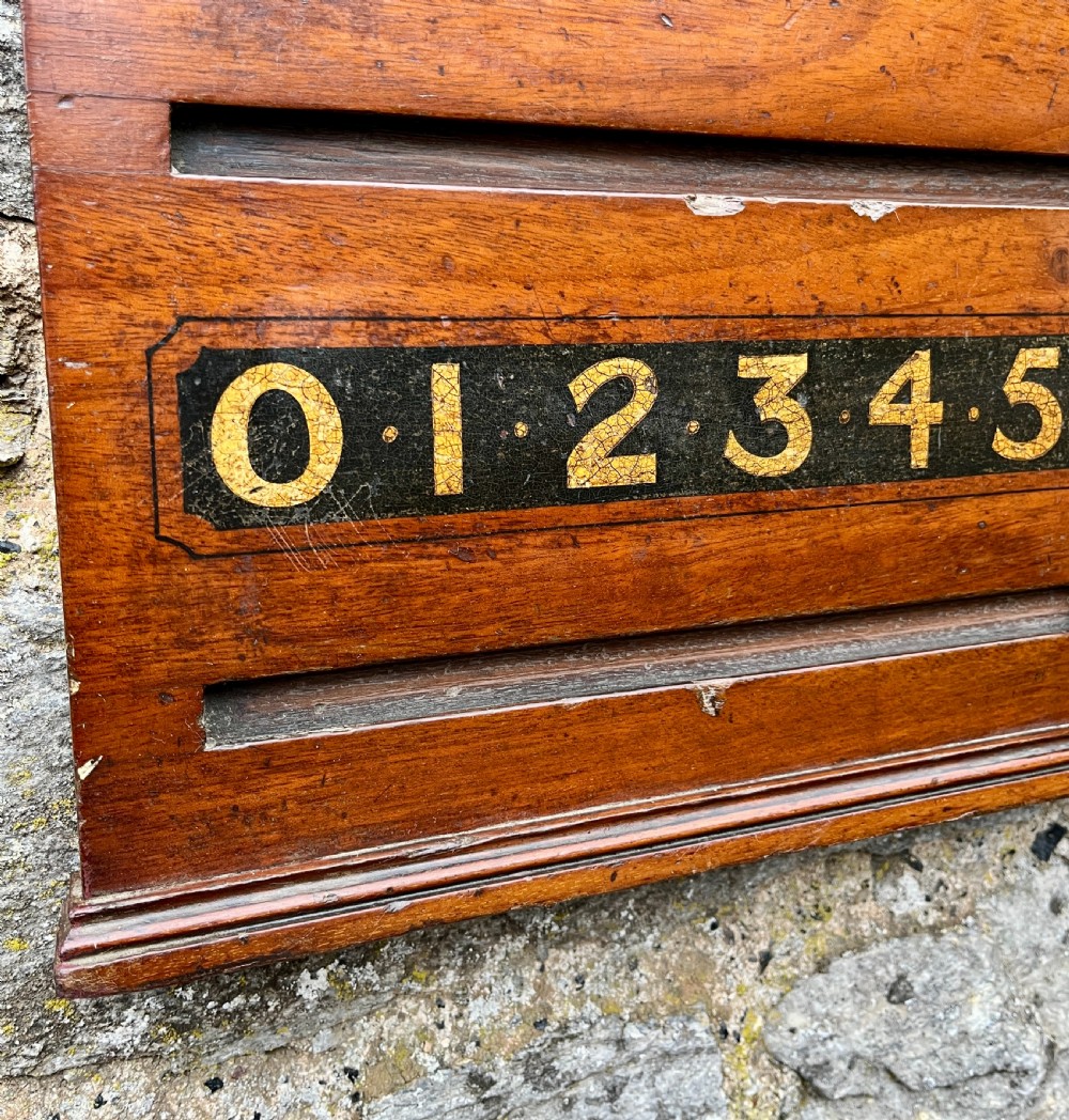 Victorian Mahogany Billiard Score Board View V