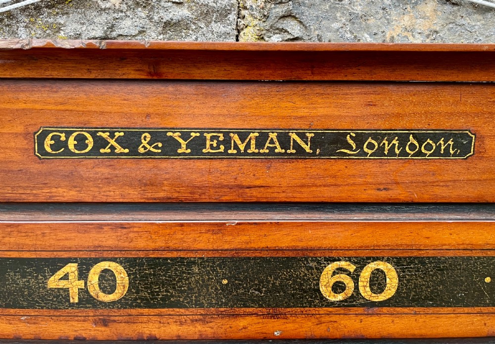 Victorian Mahogany Billiard Score Board View VI