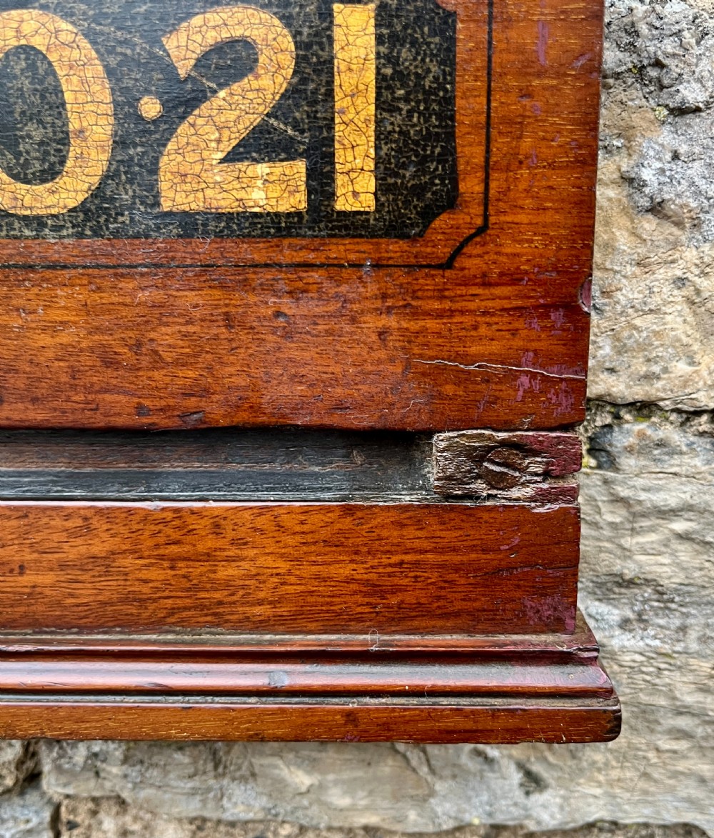 Victorian Mahogany Billiard Score Board View VIII