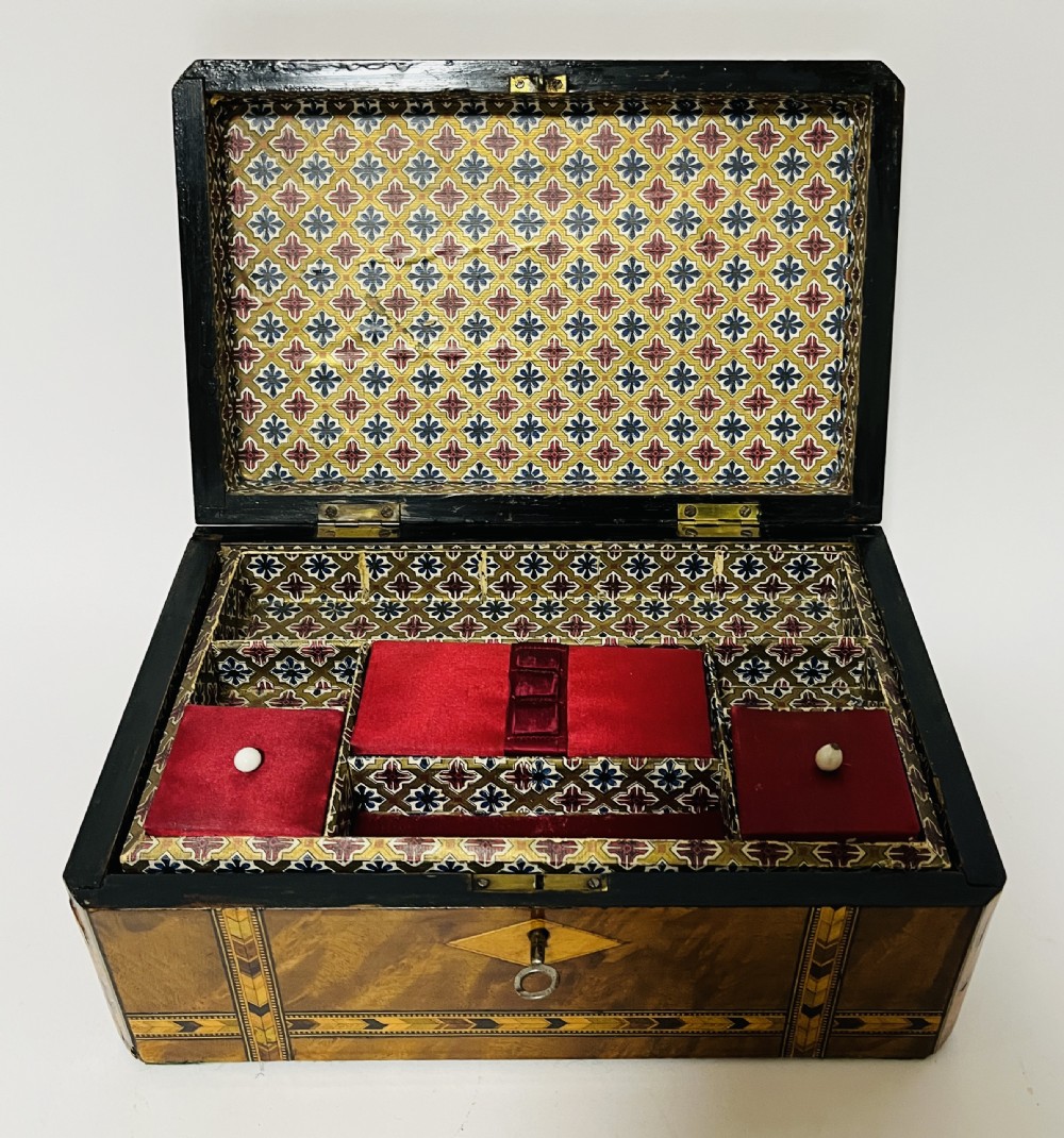 Victorian Tunbridge Ware Jewellery Box