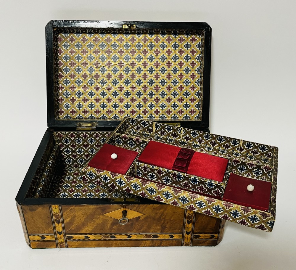 Victorian Tunbridge Ware Jewellery Box View III
