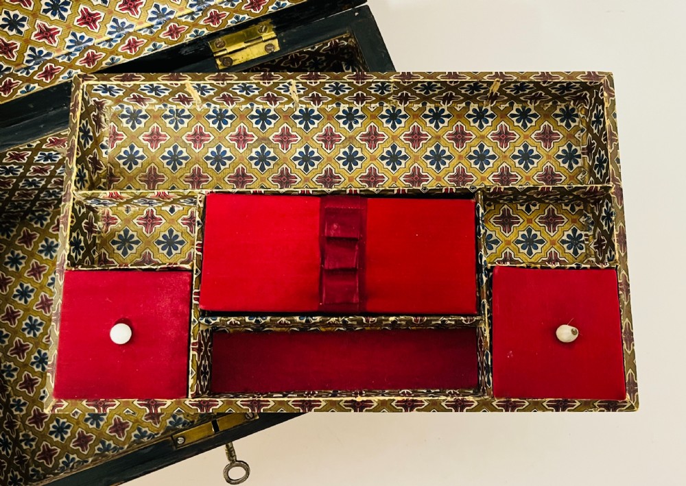 Victorian Tunbridge Ware Jewellery Box View IV
