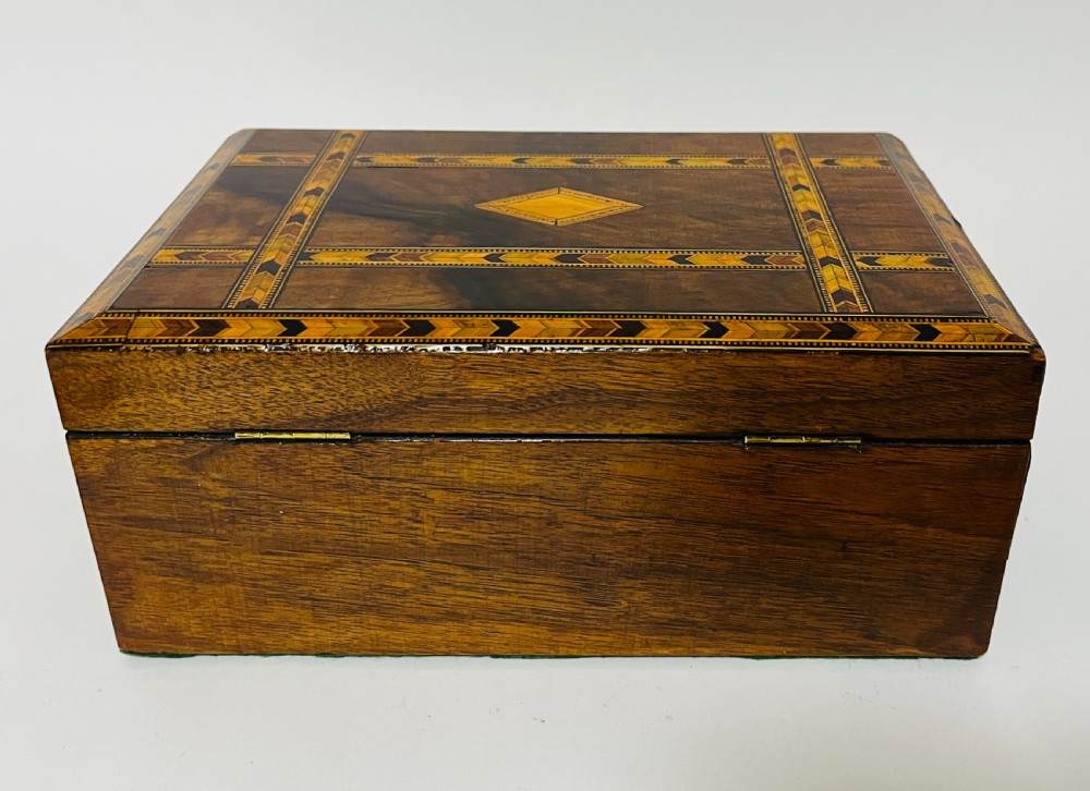 Victorian Tunbridge Ware Jewellery Box View VI