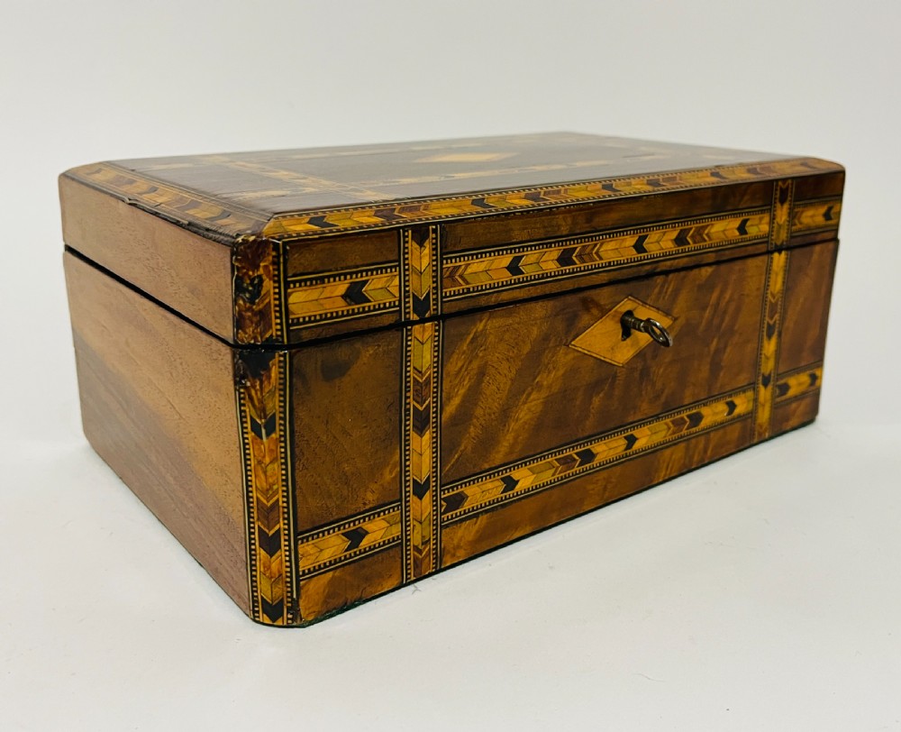 Victorian Tunbridge Ware Jewellery Box View XI