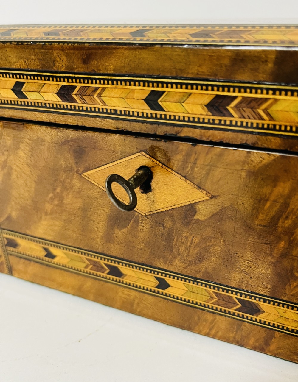 Victorian Tunbridge Ware Jewellery Box View XII