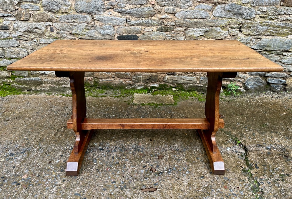 Antique Twin Plank Ash and Oak Refectory Table View II