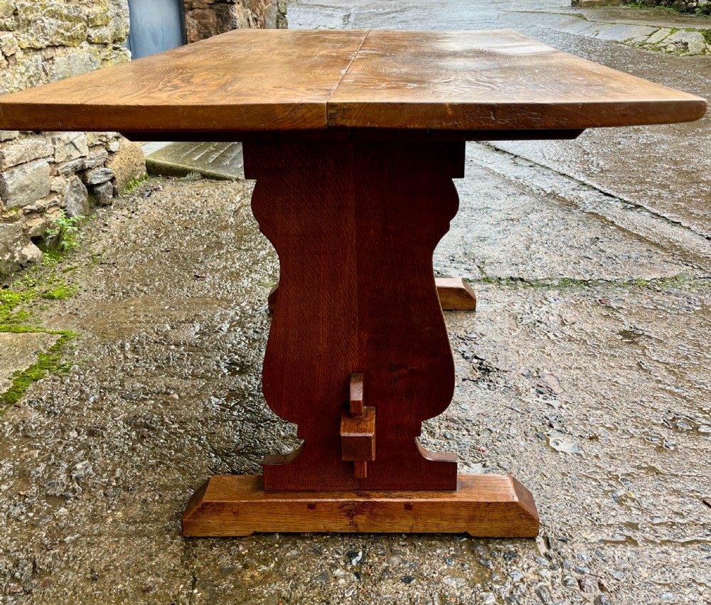 Antique Twin Plank Ash and Oak Refectory Table View III