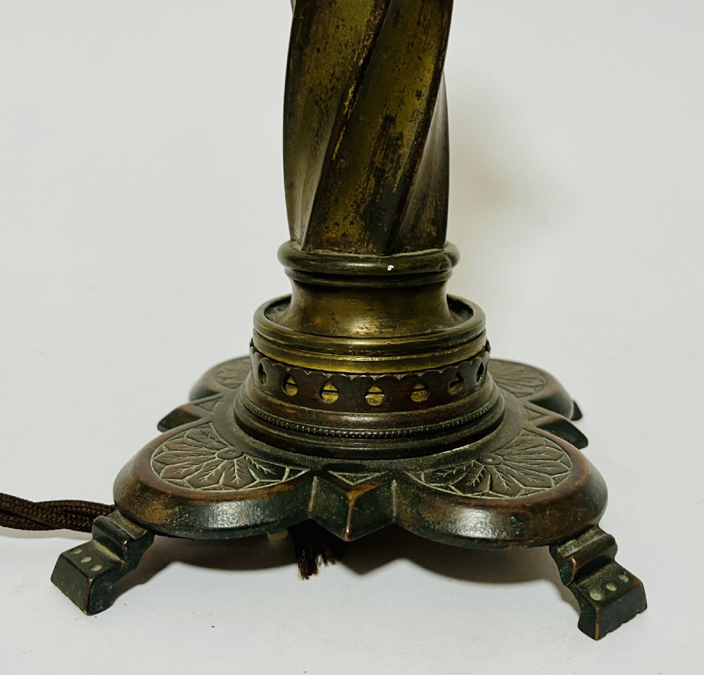 Antique Gothic Style Table Lamp View III