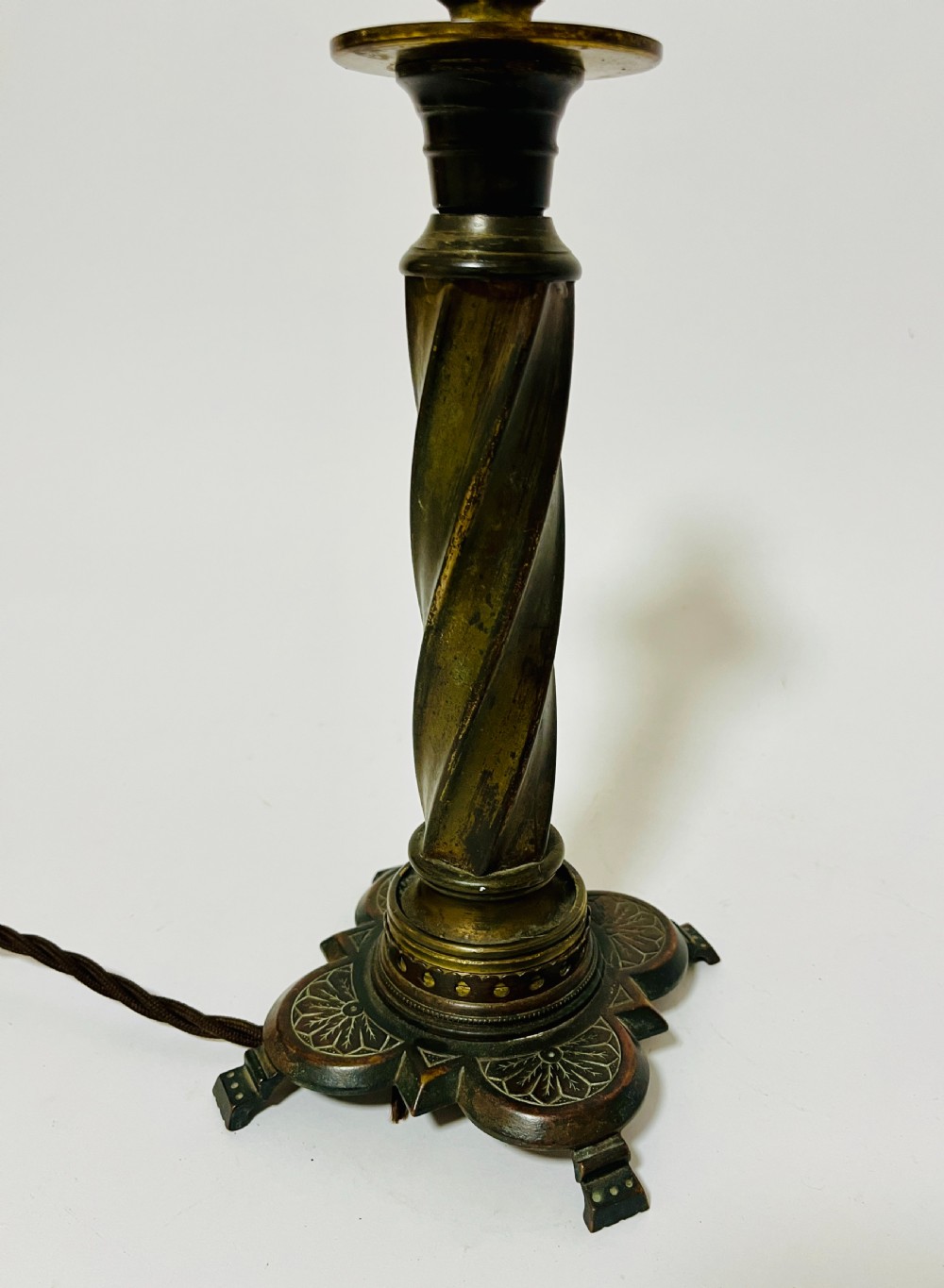 Antique Gothic Style Table Lamp View IV